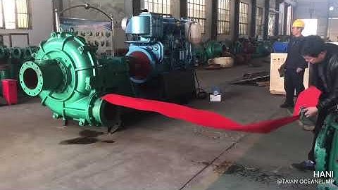High Head Sand Pump Delivered to the United States for Long Distance Relay