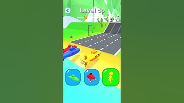 🔥Shape-shifting & Transform the Character⚡️Level 54 (4 x speed) #shorts