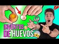 PROBANDO 3 INVENTOS MUY EXTRAÑOS para ROMPER HUEVOS ¿Funcionan?