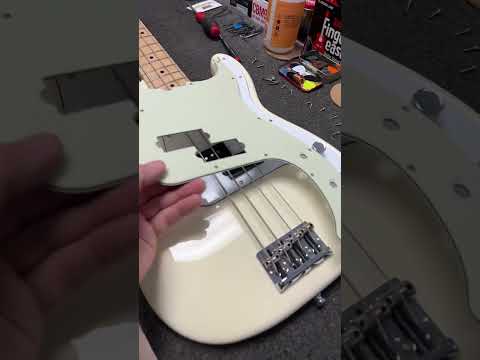 Fender precision bass pickguard color change??? 😎🎸￼