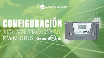 Configuración del controlador PWM gris marca Greenpoint