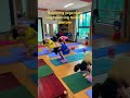 Balancing yoga class , leg balancing twisting yoga, #shortspeed #viralshort #respect #womenpower