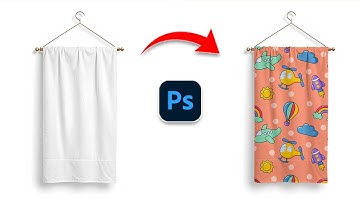 How To Make a Towel Mockup in Photoshop Tutorial #photoshop
