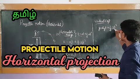 Projectile Motion|Horizontal Projection|Physics 11|Tamil|MurugaMP