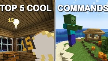 Top 5 Minecraft commands you should try [tutorial]