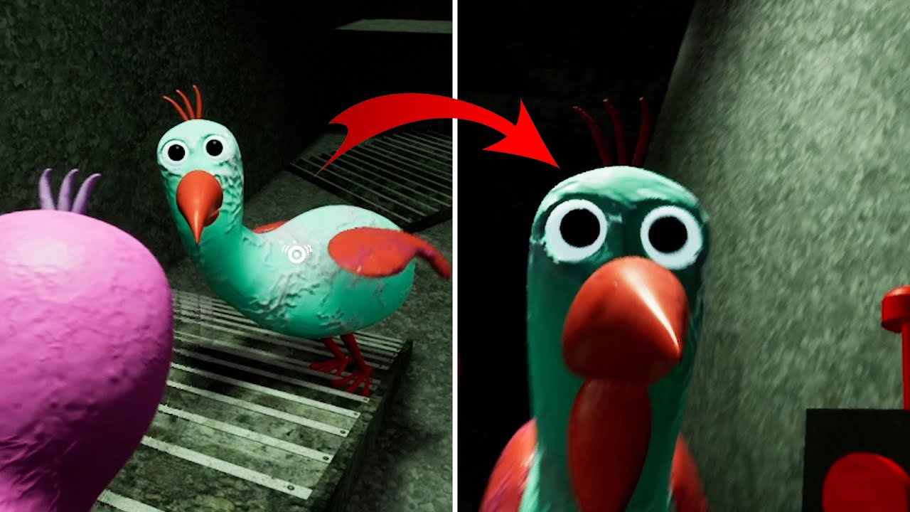 TARTA BIRD vs OPILA BIRD Jumpscares in Garten of Banban 3