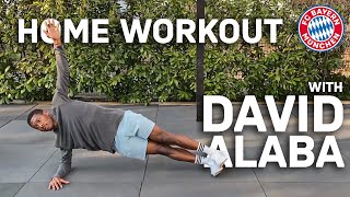 Home Workout with David Alaba | FC Bayern