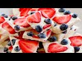 The Easiest Healthy Snack - {2 ingredient Frozen Yogurt Bark!}