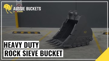 Heavy Duty Rock Sieve Bucket 360 View | Aussie Buckets