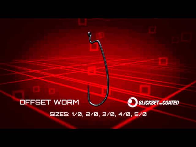 Berkley Fusion19 Offset Worm Hooks: Made for Every Bait 