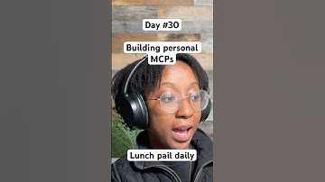 Day #30: Building a personal MCP server