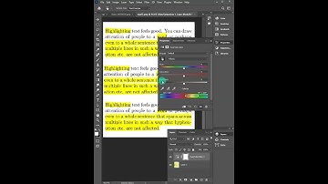 Remove yellow highlighter color from text in photoshop #shorts #shortvideo #photoshoptutorial