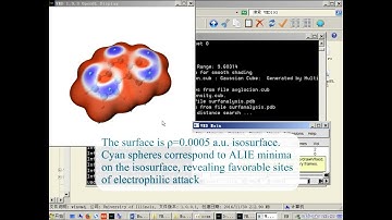 Using Multiwfn and VMD to plot average local ionization energy colored molecular surface map