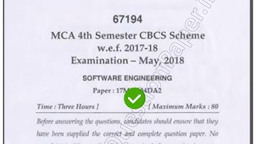 [2018 17 15] Mdu MCA 4th Sem Software Engineering Question Paper