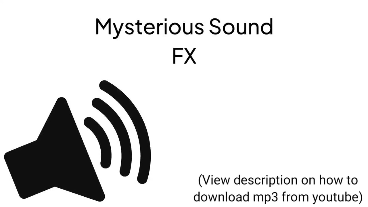 HD - Mysterious Sound Effect