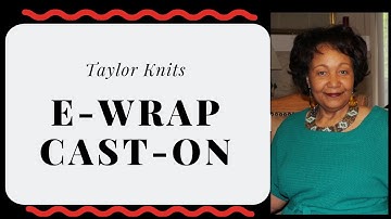 Machine Knitting - How to E-wrap Cast-on