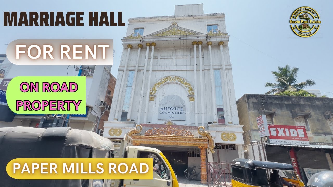 ID 1657 Marriage Hall For Rent In Paper Mills Road On Road