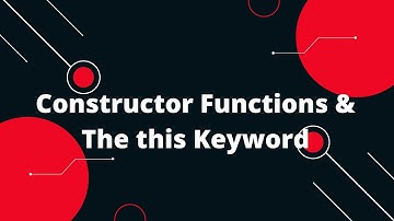 Typescript Tutorial #23  Constructor Functions & The this Keyword