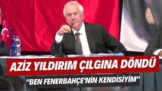 Aziz Yıldırım basın toplantısında çılgına döndü! \