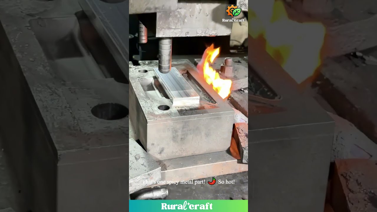 GIANT Stompy Robot Makes Shiny Things Metal Squishing Is Fun Hydraulicpress Oddlysatisfying
