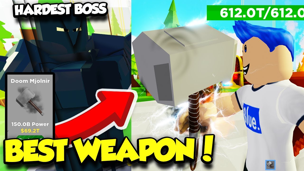 I GOT THE BEST WEAPON AND DEFEATED THE FINAL IN BOSS FIGHTING SIMULATOR! (Roblox) - YouTube
