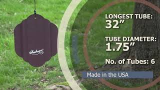 Arabesque 57 Garnet wind chime by Wind River