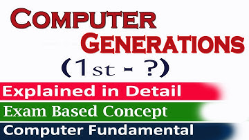 Computer Generations |Computer Fundamental|TET Computer Science Preparation|Computer Science MCQ