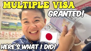 JAPAN MULTIPLE ENTRY VISA GRANTED! HERE'S WHAT I DID! | JM BANQUICIO