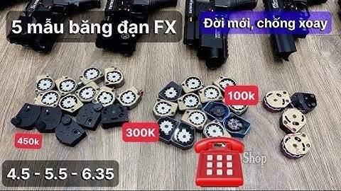 Tổng hợp các mẫu băng đạn dành cho súng pcp fx quy 2 lỗ quy 3 lỗ tawctical | Băng đạn fx giá rẻ