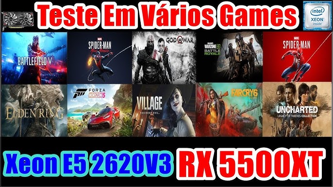 UNCHARTED RODA BEM EM PC FRACO? - TESTE DE DESEMPENHO NA RX 5500XT! 