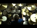 Drumming along to dreamline top view.wmv