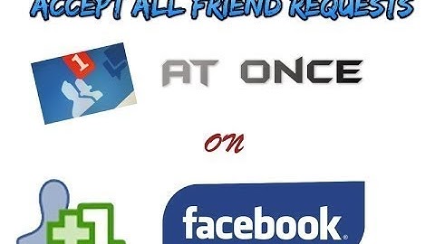 How to Accept/Reject All Facebook Friend Request at Once || Easy Way To Accept All FB Requests