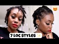 7 Ways To Style Short Starter Locs  (Quick and Easy!)