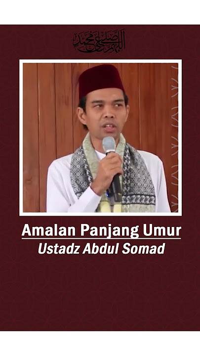 Amalan panjang umur || Pengantar Hijarh || Ustad Abdul Somad #shorts