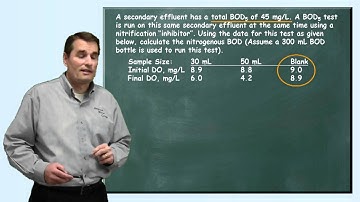 Problem Solved: BOD Problem - Wastewater Math