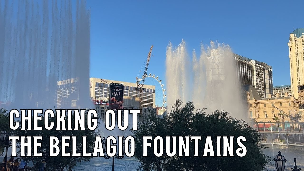 Limited Views of the Bellagio Fountains in Las Vegas For F1 Grand Prix