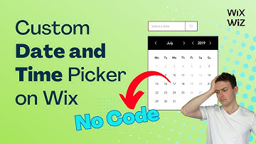 How to Connect a Custom Data and Time Picker to Data Collection with NO CODE | Wix Website Tutorial