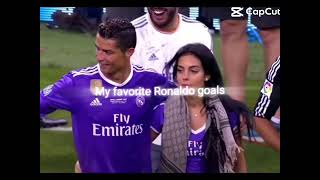 My favourite Ronaldo goals.