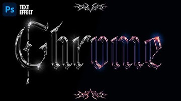 How to Create 3D Chrome Text Effect in Photoshop | Beginner