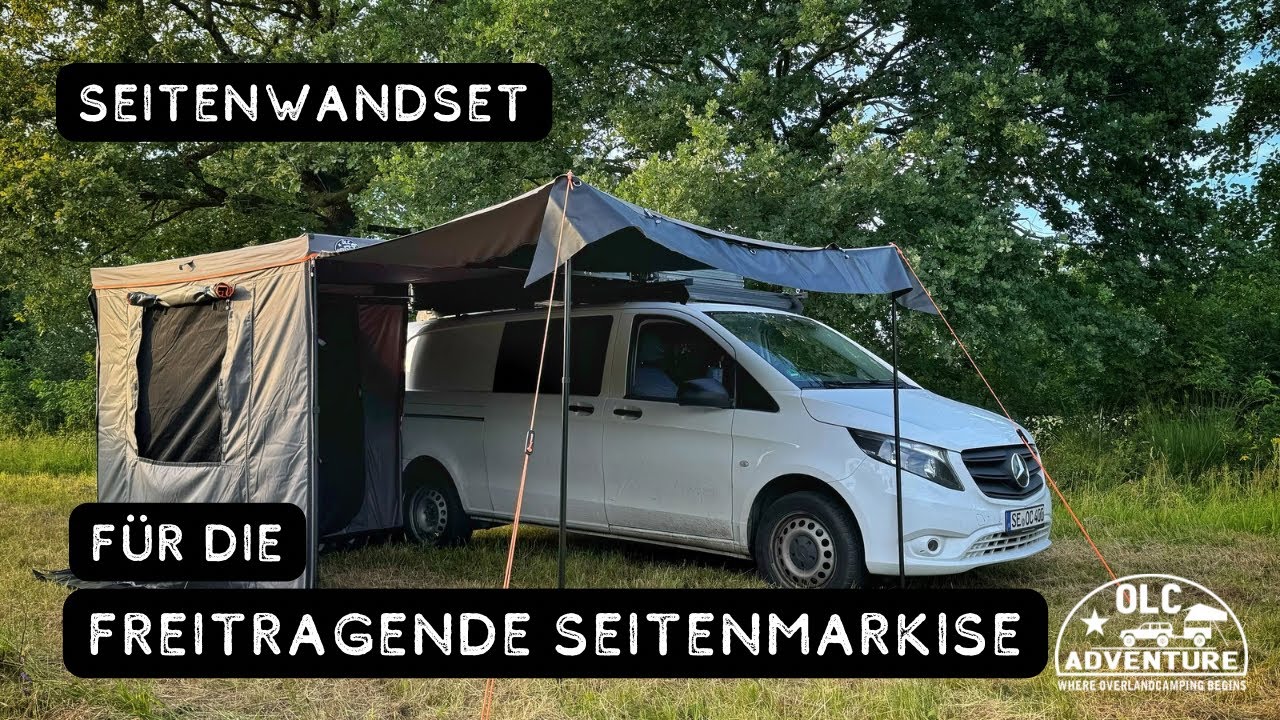 Seitenwandset für die freitragende Seitenmarkise von OLC Adventure