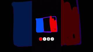 No white on canvas and no black on canvas #flags #art #france #germany