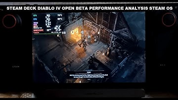 Steam Deck Diablo IV Open Bata Now Available | Steam OS Performance Analysis | Battle.net + Settings