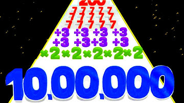 Number Master Vs Tall Man Run - Number Run Infinity ( Max Level ) New Update