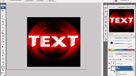 Photoshop cs3/cs4 Round Glow Text