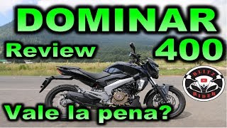 Prueba Dominar 400  Bajaj |Review en Español con Blitz Rider