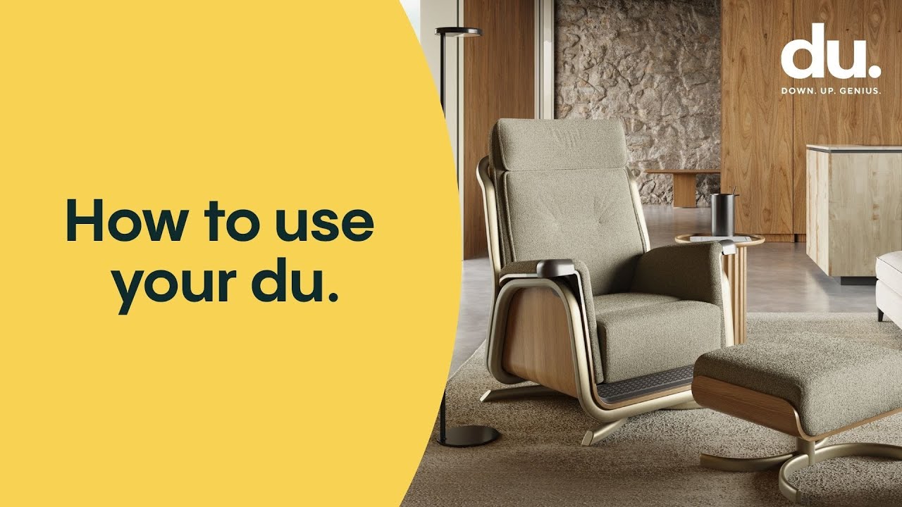 How to use your du chair - YouTube