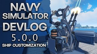 Add MINIGUNS to your SHIP in ROBLOX! - Navy Simulator Ship Customization Update