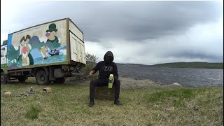 картинка: Рисую на раритетном Volkswagen в Заполярье! МУРМАНСК. НА КОЛЁСАХ 11 серия