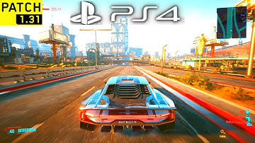 CYBERPUNK 2077 PATCH 1.31 UPDATE - PS4 Slim Gameplay Performance & Graphics Test #29