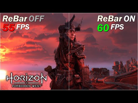 Horizon Forbidden West | Resizable Bar ON VS OFF